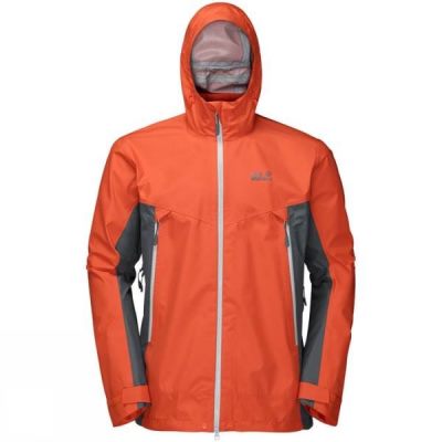 Chaquetas Jack Wolfskin Refugio Flex Hombre Naranjas - Chile ZHV043819